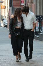 KEIRA KNIGHTLEY and James Righton  Out and About in New York 10/22/2015