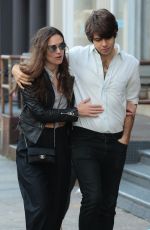 KEIRA KNIGHTLEY and James Righton  Out and About in New York 10/22/2015