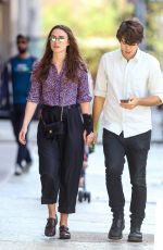 KEIRA KNIGHTLEY and James Righton Out and About in New York 10/29/2015