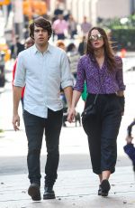 KEIRA KNIGHTLEY and James Righton Out and About in New York 10/29/2015