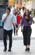 KEIRA KNIGHTLEY and James Righton Out and About in New York 10/29/2015