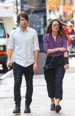 KEIRA KNIGHTLEY and James Righton Out and About in New York 10/29/2015