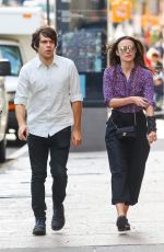 KEIRA KNIGHTLEY and James Righton Out and About in New York 10/29/2015