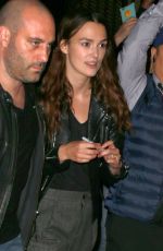 KEIRA KNIGHTLEY Leaves Therese Raquin Opening Night Preview in New York 10/01/2015