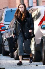 KEIRA KNIGHTLEY Out in New York 10/25/2015