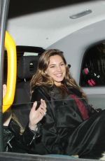 KELLY BROOK Leaves Sexy Fish Restaurant in London 10/23/2015