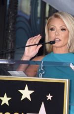 KELLY RIPA Receives Her Star on The Hollywood Walk of Fame 10/13/2015
