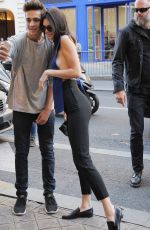 KENDALL JENNER Arrives at Balmain Office in Paris 09/30/2015