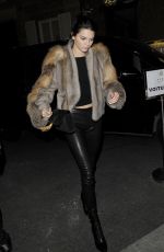 KENDALL JENNER Arrives at Kinugawa Restaurant in Paris 10/02/2015