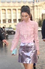 KENDALL JENNER Arrives at Shiatz Chen Fashion Show at Pars Fashion Week 10/06/2015