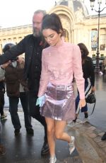 KENDALL JENNER Arrives at Shiatz Chen Fashion Show at Pars Fashion Week 10/06/2015