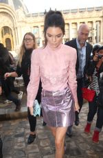 KENDALL JENNER Arrives at Shiatz Chen Fashion Show at Pars Fashion Week 10/06/2015