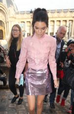 KENDALL JENNER Arrives at Shiatz Chen Fashion Show at Pars Fashion Week 10/06/2015