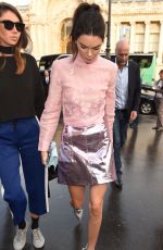 KENDALL JENNER Arrives at Shiatz Chen Fashion Show at Pars Fashion Week 10/06/2015