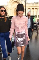 KENDALL JENNER Arrives at Shiatz Chen Fashion Show at Pars Fashion Week 10/06/2015