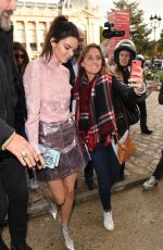 KENDALL JENNER Arrives at Shiatz Chen Fashion Show at Pars Fashion Week 10/06/2015