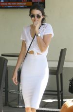 KENDALL JENNER Arrivs at Kim Kardashian