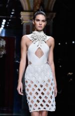 KENDALL JENNER at Balmain Fashion Show at Paris Fashion Week 10/01/2015
