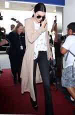 KENDALL JENNER at Los Angeles International Airport 10/19/2015