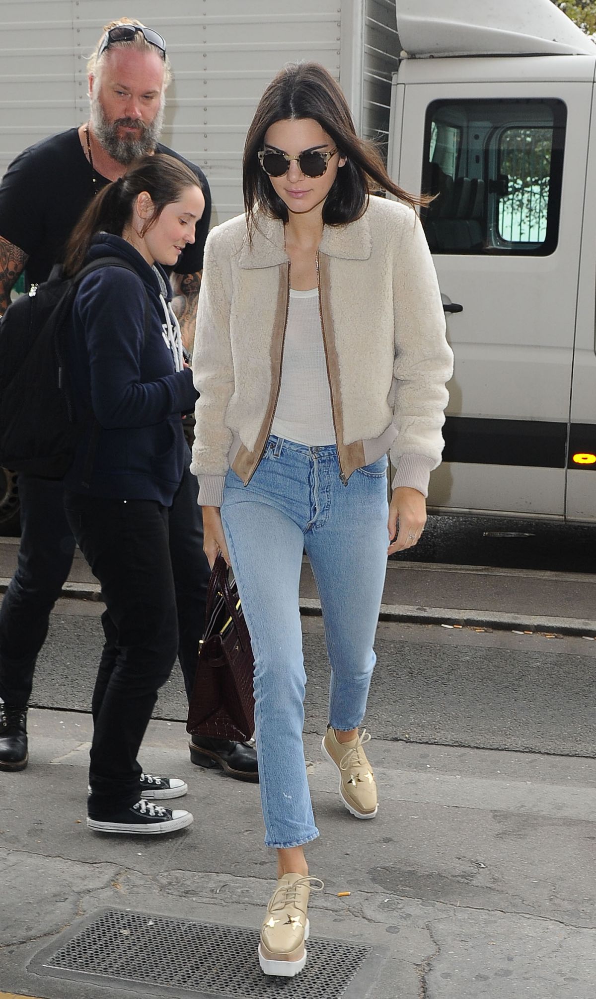 KENDALL JENNER in Jeans Out in Paris 10/05/2015 – HawtCelebs