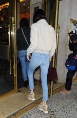KENDALL JENNER in Jeans Out in Paris 10/05/2015
