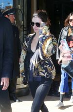 KENDALL JENNER Leaves Her Hotel in Paris 10/01/2015