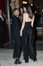 KENDALL JENNER Night Out in Paris 09/30/2015