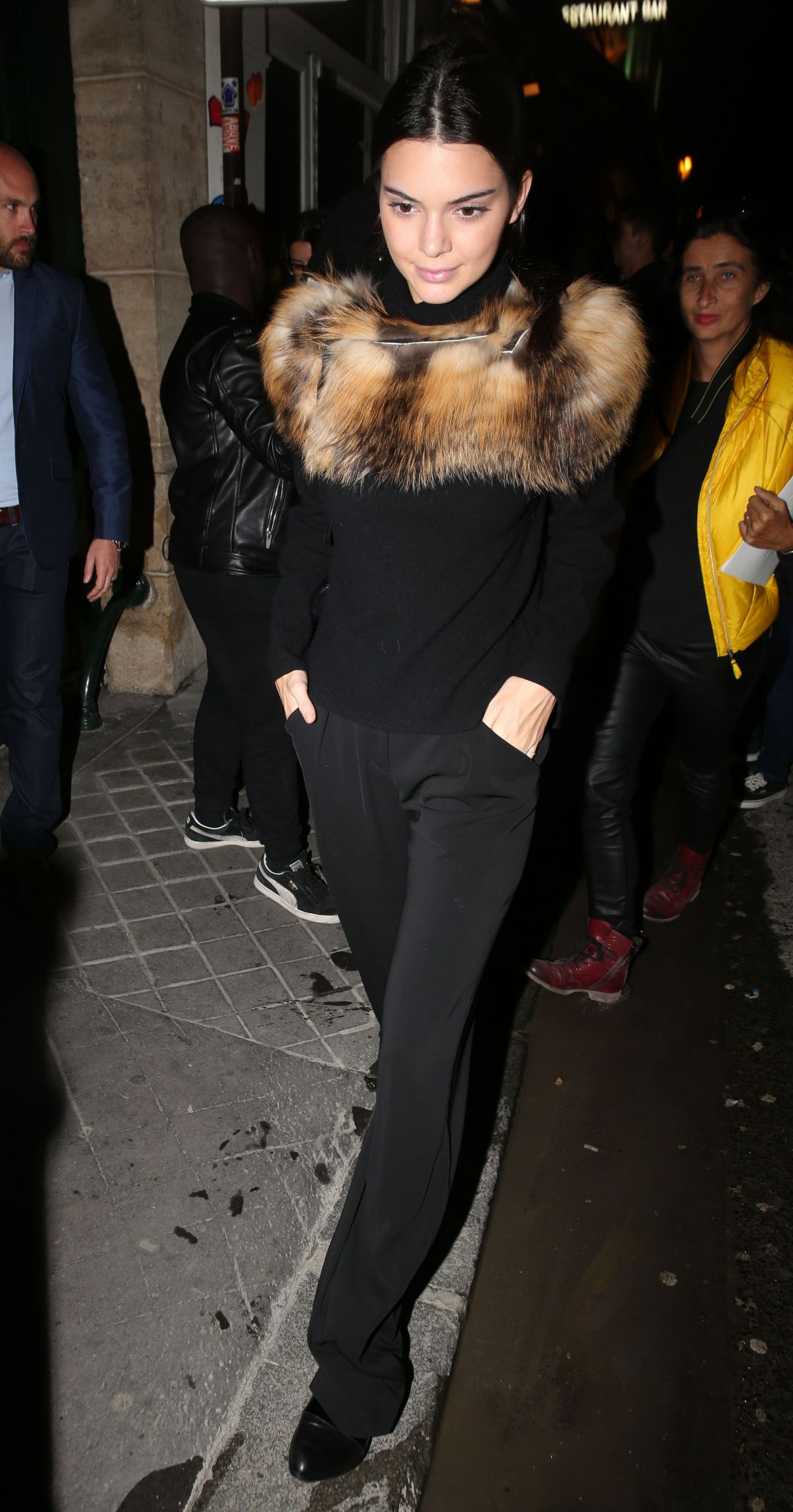 KENDALL JENNER Night Out in Paris 10/04/2015 – HawtCelebs