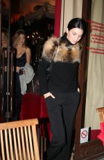 KENDALL JENNER Night Out in Paris 10/04/2015