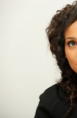 KERRY WASHINGTON at Scandal Press Conference at the Four Seasons Hotel in Beverly Hills 03/10/2015