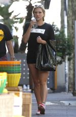 KESHA SEBERT in Shorts Out Shopping in Cannes 10/16/2015