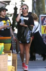 KESHA SEBERT in Shorts Out Shopping in Cannes 10/16/2015