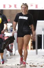 KESHA SEBERT in Shorts Out Shopping in Cannes 10/16/2015