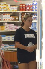 KESHA SEBERT in Shorts Out Shopping in Cannes 10/16/2015