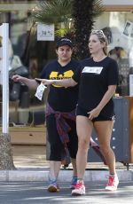 KESHA SEBERT in Shorts Out Shopping in Cannes 10/16/2015