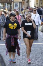 KESHA SEBERT in Shorts Out Shopping in Cannes 10/16/2015