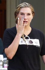 KESHA SEBERT in Shorts Out Shopping in Cannes 10/16/2015