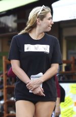 KESHA SEBERT in Shorts Out Shopping in Cannes 10/16/2015