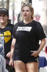 KESHA SEBERT in Shorts Out Shopping in Cannes 10/16/2015