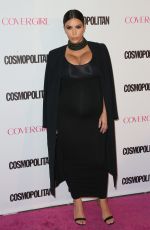 KIM KARDASHIAN at Cosmopolitan’s 50th Birthday Celebration in West Hollywood 10/12/2015
