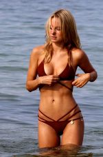 KIMBERLEY GARNER in Bikini at a Beach in St. Tropez