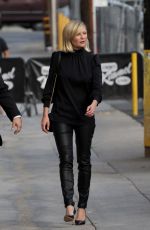 KIRSTEN DUNST Arrives at Jimmy Kimmel Live in Hollywood 10/12/2015