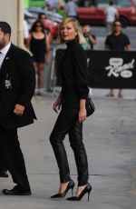 KIRSTEN DUNST Arrives at Jimmy Kimmel Live in Hollywood 10/12/2015