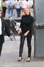 KIRSTEN DUNST Arrives at Jimmy Kimmel Live in Hollywood 10/12/2015