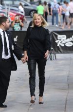 KIRSTEN DUNST Arrives at Jimmy Kimmel Live in Hollywood 10/12/2015