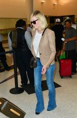 KIRSTEN DUNST Arrives at LAX Airport in Los Angeles 10/14/2015