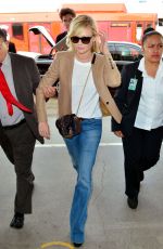 KIRSTEN DUNST Arrives at LAX Airport in Los Angeles 10/14/2015