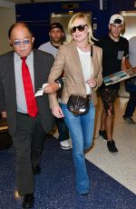 KIRSTEN DUNST Arrives at LAX Airport in Los Angeles 10/14/2015