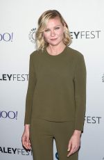KIRSTEN DUNST at Paleyfest 2015 Fargo at the Paley Center for Media in New York 10/16/2015