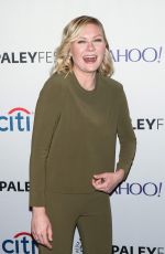 KIRSTEN DUNST at Paleyfest 2015 Fargo at the Paley Center for Media in New York 10/16/2015